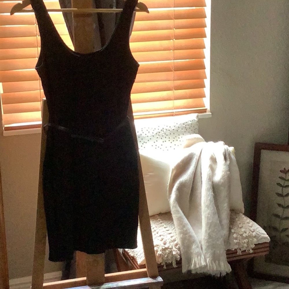 G by Guess Black Midi Dress